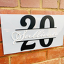 Personalised Address Sign
