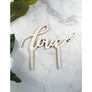 Love Cake Topper - Aston Blue