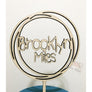 Personalised Cake topper - Aston Blue