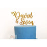 Seven Acrylic Cake Topper - Aston Blue