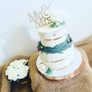Mr and Mrs Cake Topper - Aston Blue