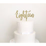 Eighteen Cake Topper - Aston Blue