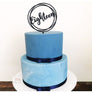 Eighteen Cake Topper - Aston Blue