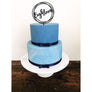 Eighteen Cake Topper - Aston Blue
