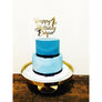 Personalised One Cake topper - Aston Blue