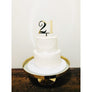 21 Acrylic Cake Topper - Aston Blue