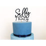 Thirty Acrylic Cake Topper - Aston Blue