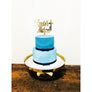 Christening Acrylic Cake Topper - Aston Blue