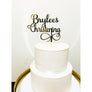 Christening Acrylic Cake Topper - Aston Blue