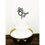 She Said Yes Cake Topper - Aston Blue