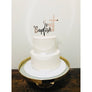 Custom Baptism Acrylic Cake Topper - Aston Blue