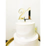 21 Acrylic Cake Topper - Aston Blue