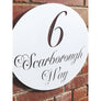 Personalised House Sign - Aston Blue