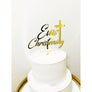Christening Cake Topper - Aston Blue