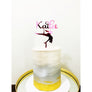 Trapeze Cake Topper - Aston Blue