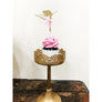 6 x Ballerina Cupcake Toppers - Aston Blue
