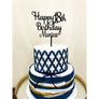 Eighteen Cake Topper - Aston Blue