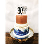 30 Never Looked So Good Acrylic Cake Topper - Aston Blue