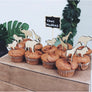 6 x Safari Animal Cupcake Toppers - Aston Blue
