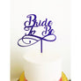 Custom Bride to Be Cake Topper - Aston Blue