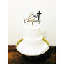 Christening Cake Topper - Aston Blue