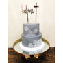 Christening Cake Topper - Aston Blue