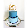Custom Safari Animal Acrylic Cake Topper - Aston Blue