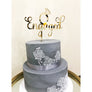 Engaged Acrylic Cake Topper - Aston Blue
