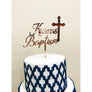 Baptism Cake Topper - Aston Blue