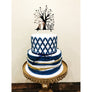Mr and Mrs Cake Topper - Aston Blue