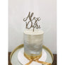 Personalised Wedding Cake Topper - Aston Blue