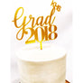 Graduation Acrylic Cake topper - Aston Blue
