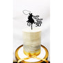 Personalised Cowboy Acrylic Cake Topper - Aston Blue