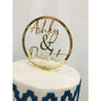 Personalised Wedding Cake Topper - Aston Blue