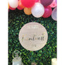 Personalised Wedding welcome Sign - Aston Blue