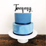 Custom Acrylic Cake Topper - Aston Blue