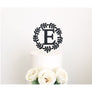 Wreath Acrylic Cake Topper - Aston Blue