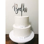 Custom Acrylic Cake Topper - Aston Blue