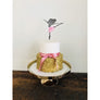 Ballerina Acrylic Cake Topper - Aston Blue