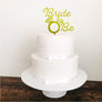 Custom Bride to Be Cake Topper - Aston Blue