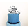 Happy Fathers Day Acrylic Cake Topper - Aston Blue