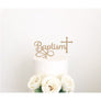 Baptism Cake Topper - Aston Blue