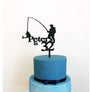Fishing Cake Topper - Aston Blue