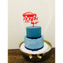 Car Cake Topper - Aston Blue