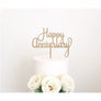 Happy Anniversary Cake Topper - Aston Blue