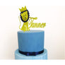 Lion Acrylic Cake Topper - Aston Blue