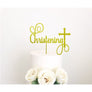 Christening Cake Topper Topper - Aston Blue