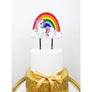 Unicorn Acrylic Cake topper - Aston Blue