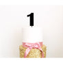 Number Acrylic Cake Topper - Aston Blue