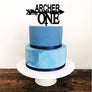 Arrow Acrylic Cake Topper - Aston Blue